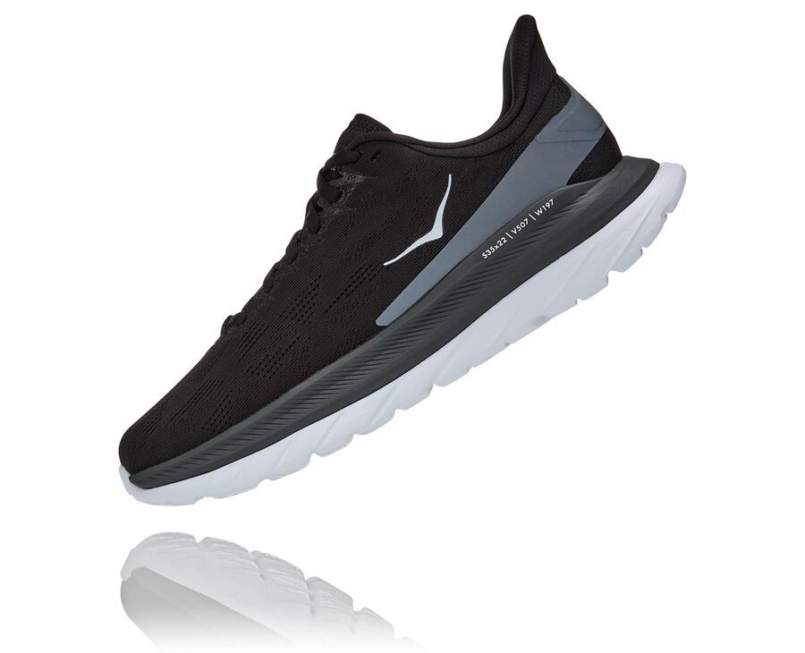 Zapatillas Running Hoka One One Mujer - Mach 4 - Negras/Blancas - UXP093726